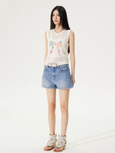 Bowknot Hollow Out Tencel Tank Top - CHINASQUAD