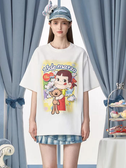 Graphic Cotton Oversized T-Shirt