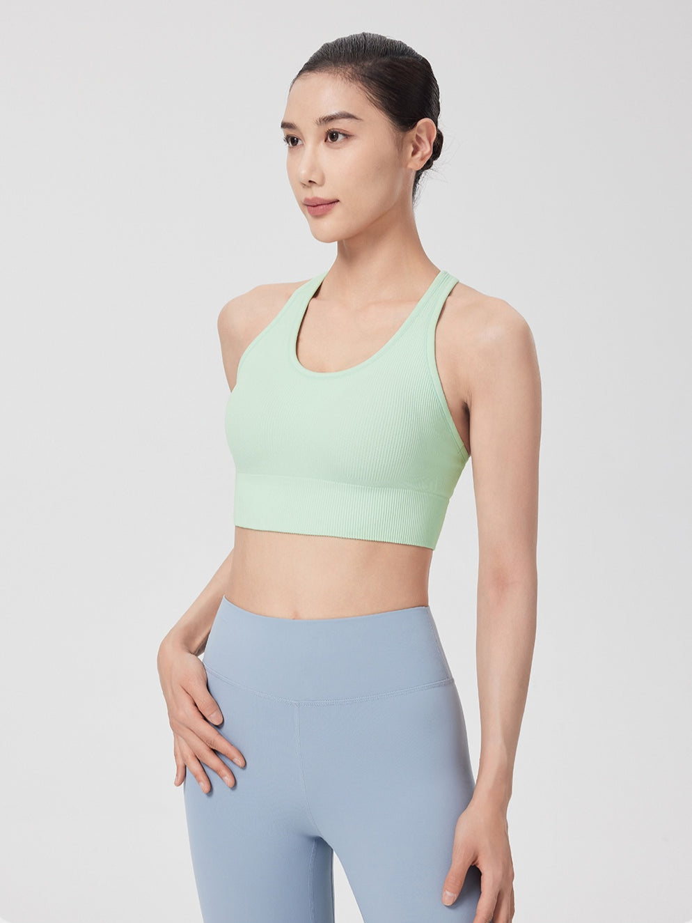 Cross-Back Shockproof Yoga Bra