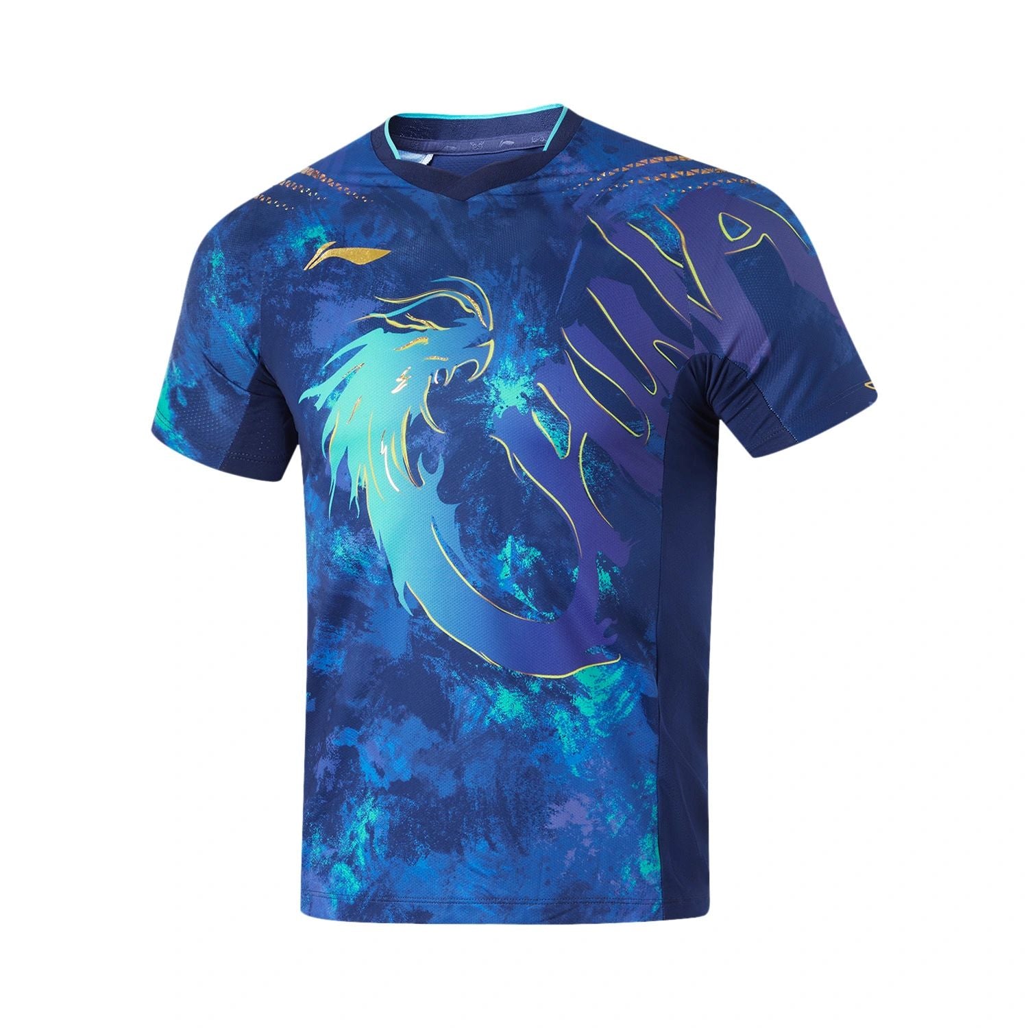 Li-Ning Ping Pong Series Quick-Dry Sports T-Shirt - China Team 2024 Paris Olympics Ping Pong Uniform