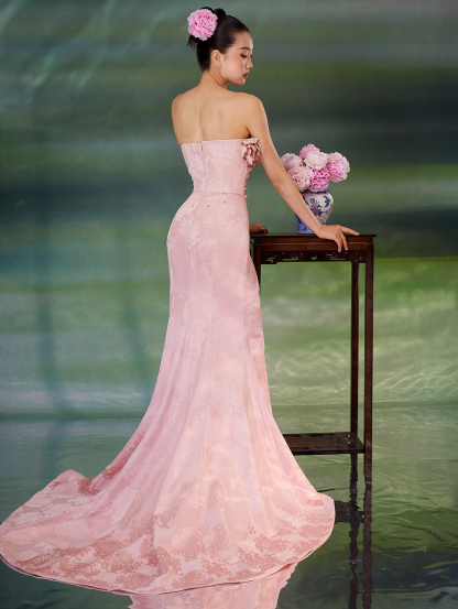 Blush Petal Gown