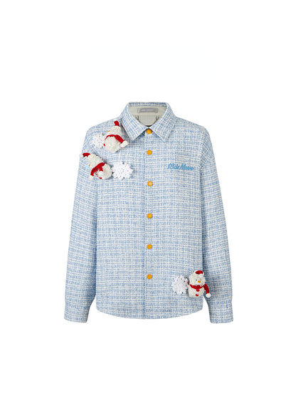 Chirstmas Snowman Bear Shirt Coat - CHINASQUAD