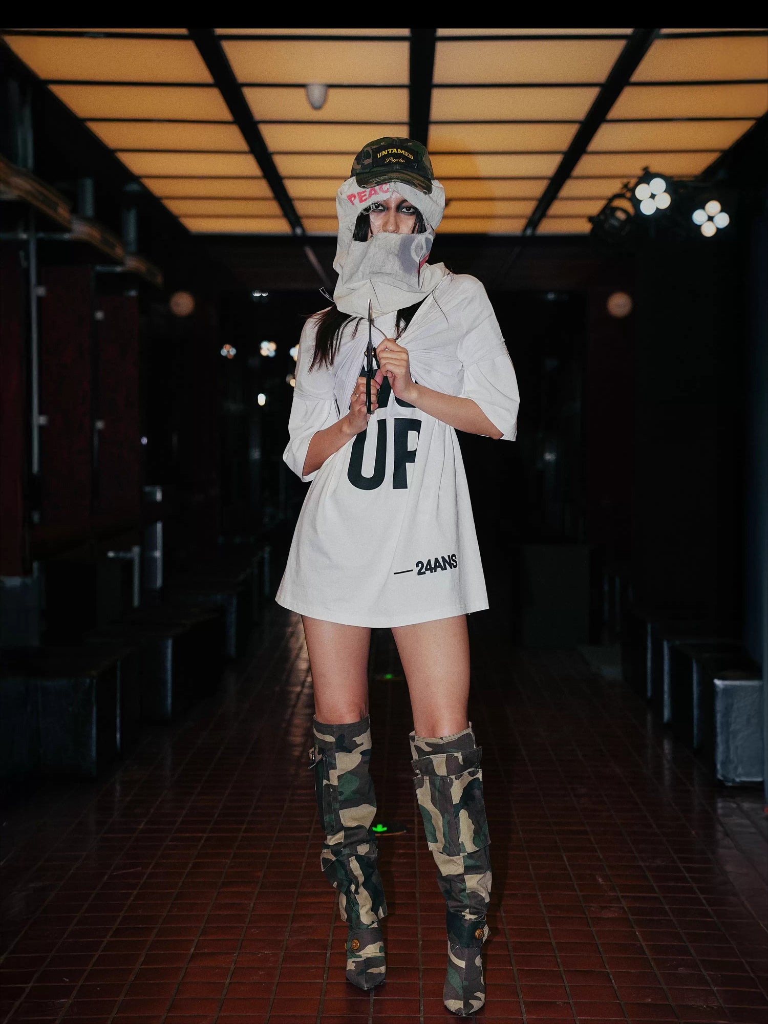 RUNWAY Camouflage Adjustable Cap