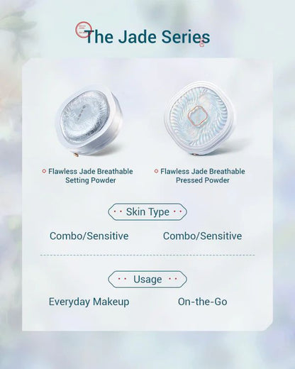 Flawless Jade Breathable Pressed Powder