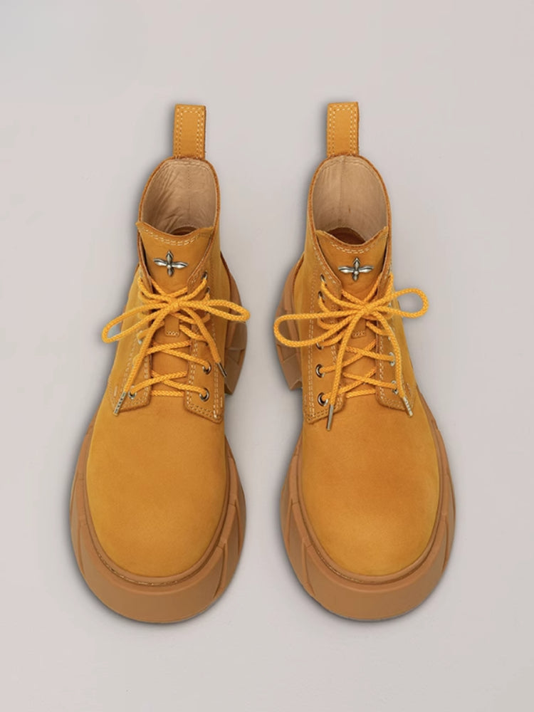 Future Mirage Leather Rider Boots Snow Mountain - CHINASQUAD