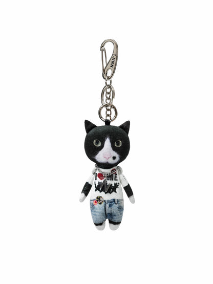 Funny 3D Cat Doll Bag Charm - CHINASQUAD