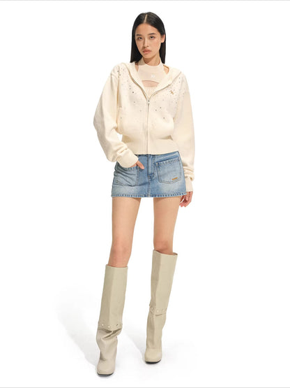 Olympia Halter Neck Fitted Knit Tank Top