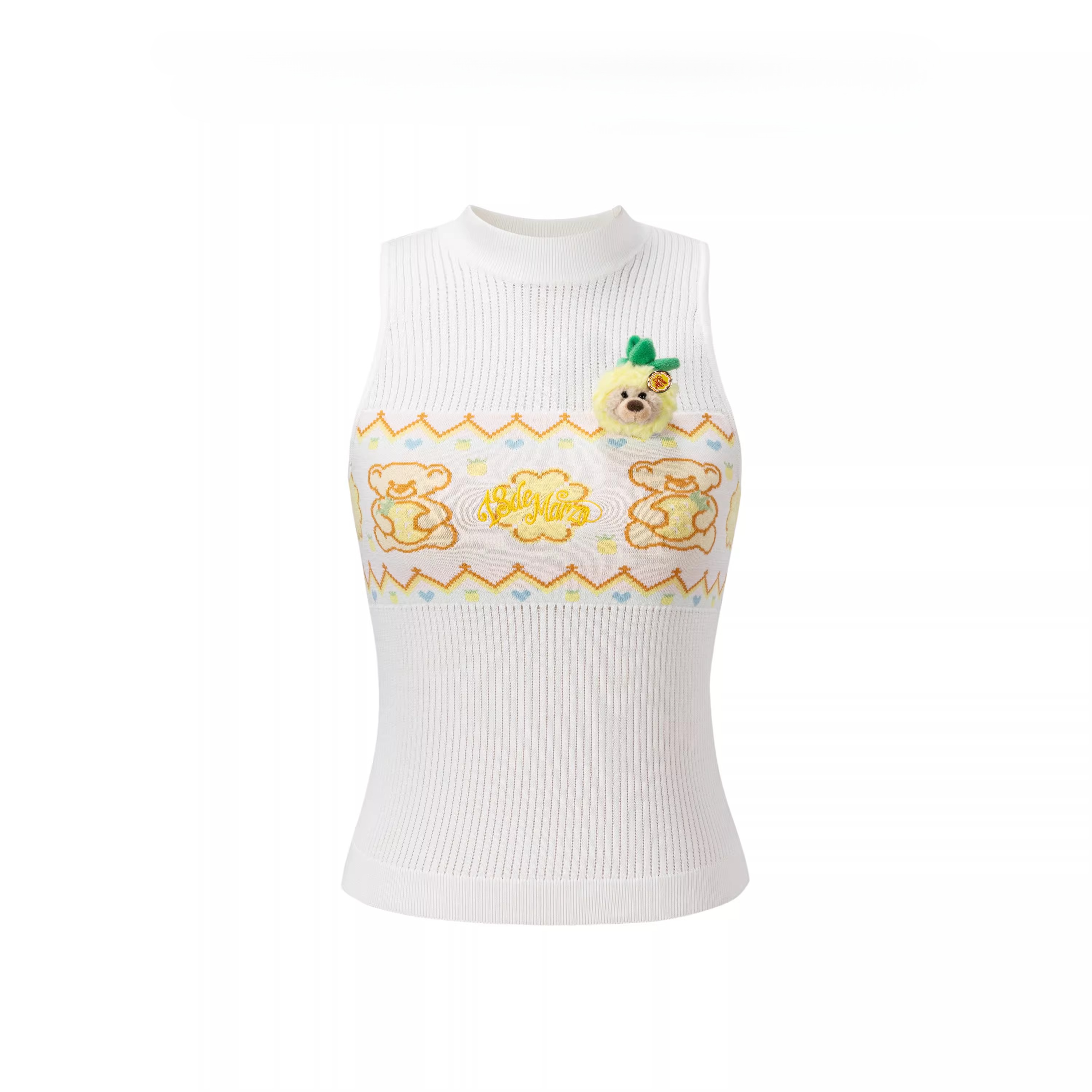 Candy Knit Cropped Vest