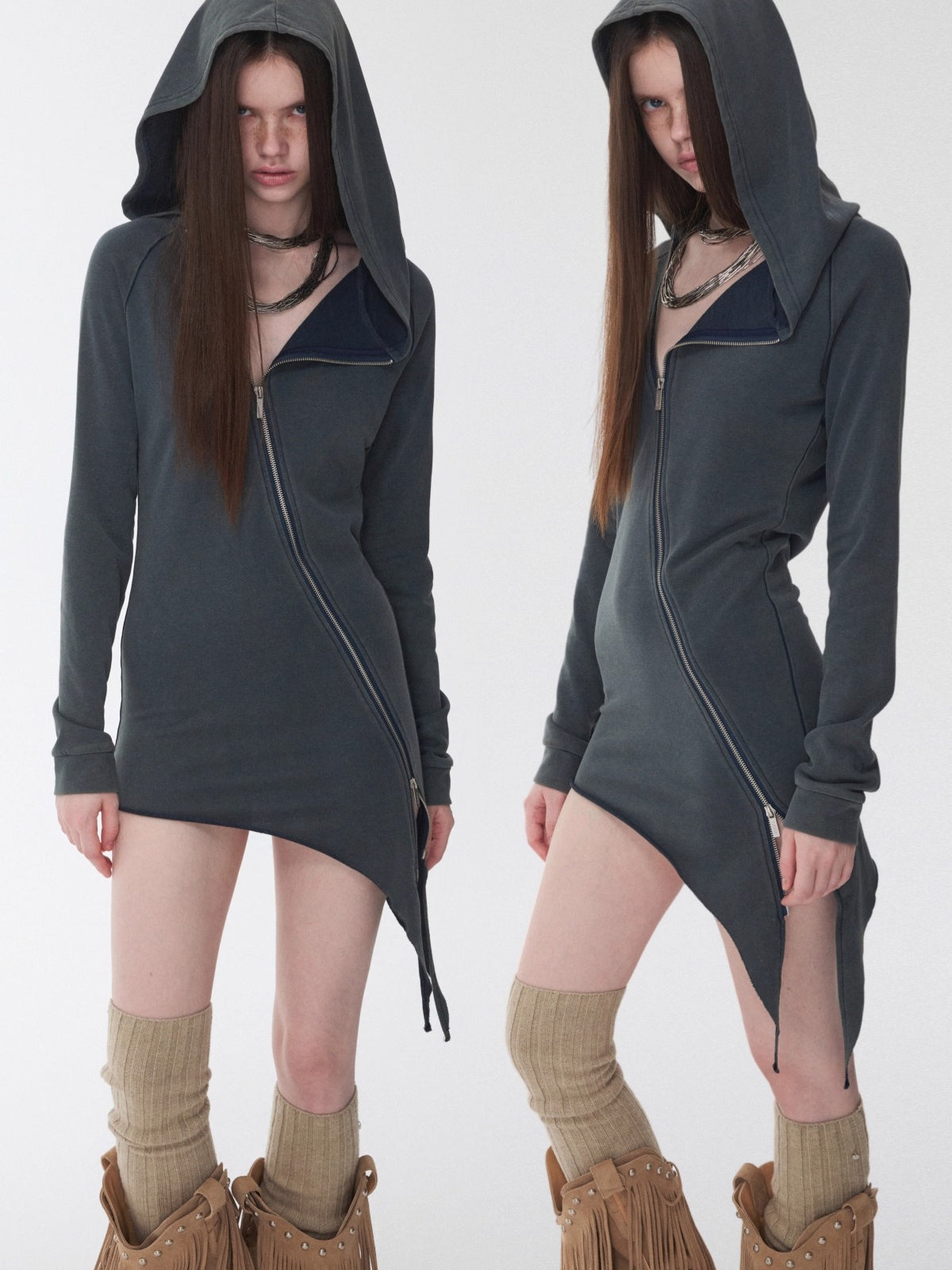 Wool Blend Over-the-Knee Slouchy Socks