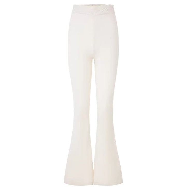 Wool-Blend Vintage Top &amp; Ruffle Pants Set