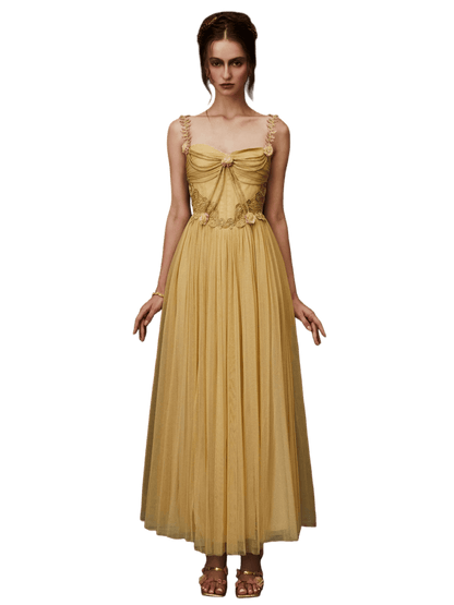 Nile Rose Egyptian-Inspired Corset Gown