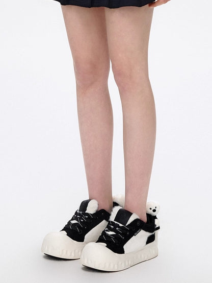 Fur Bear Deconstructed Sneakers