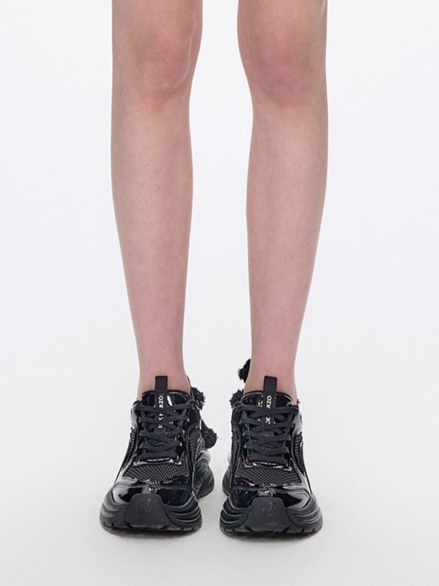 Retro Round-Toe Chunky Casual Shoes