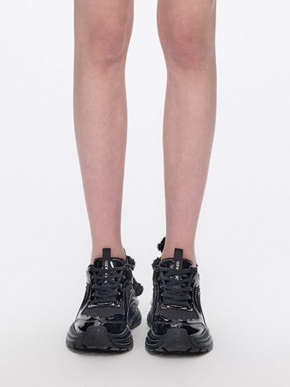 Retro Round-Toe Chunky Casual Shoes