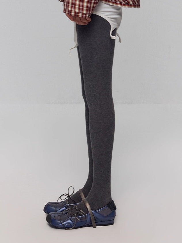 Embroidered Leather Mary Jane Ballet Flats