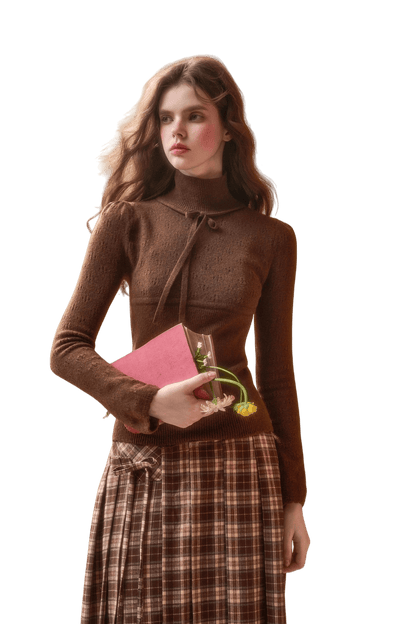 Wool-Blend Hollow Knit Base Layer