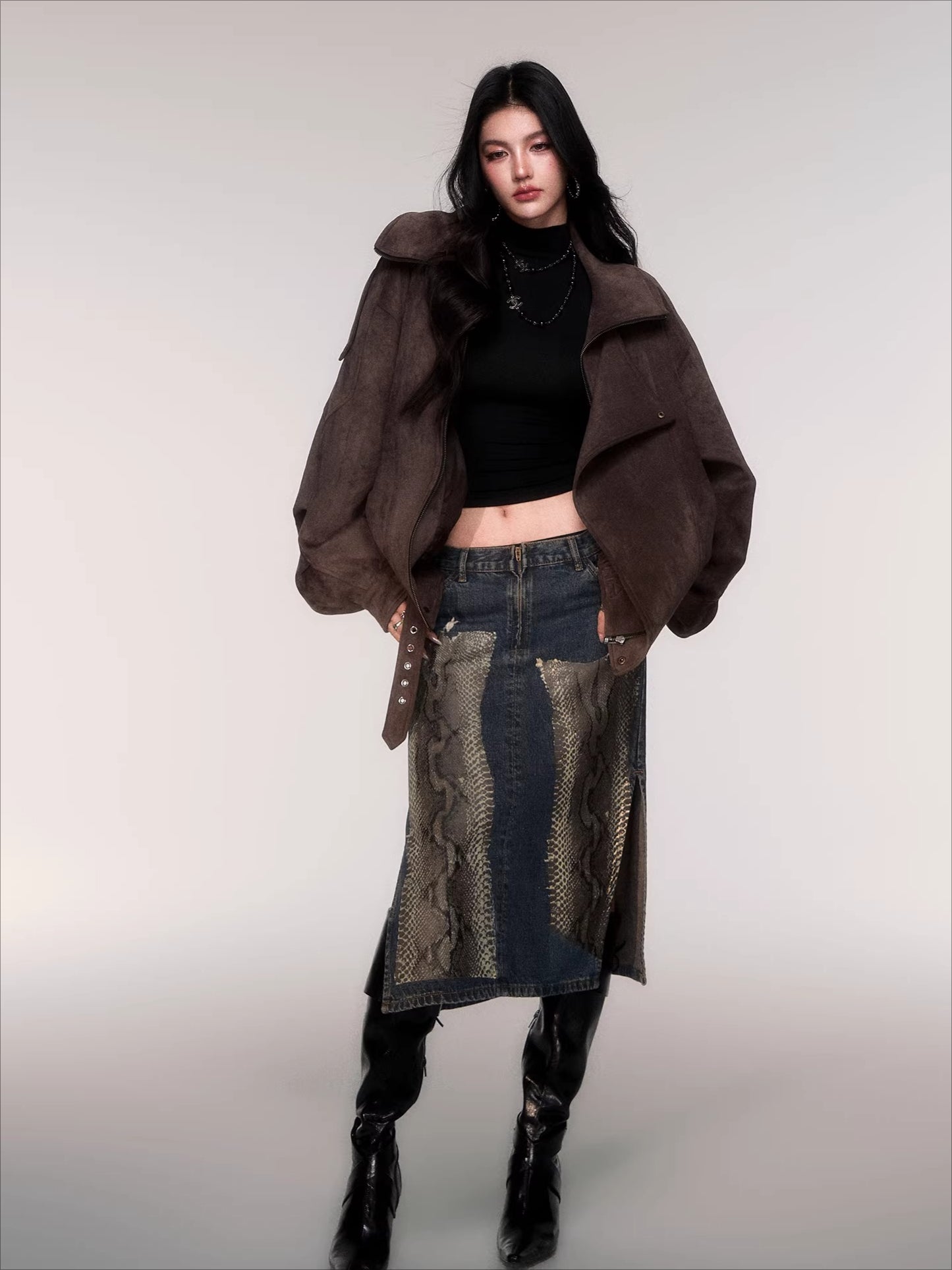 High-Stretch Mock-Neck Slim-Fit Base Layer