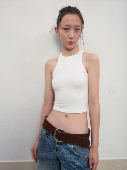 High Elastic Sleeveless I-Back Vest