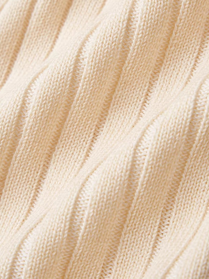 Olympia Halter Neck Fitted Knit Tank Top