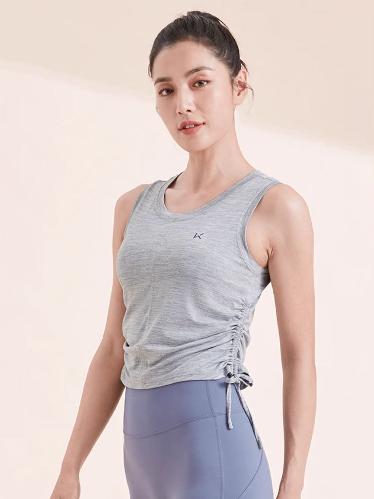 Round-neck Quick-dry Loose-fit Sports Tank Top