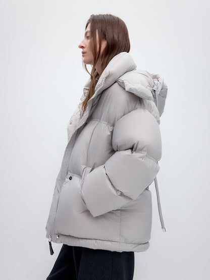 Windproof Hooded Duck Down Jacket