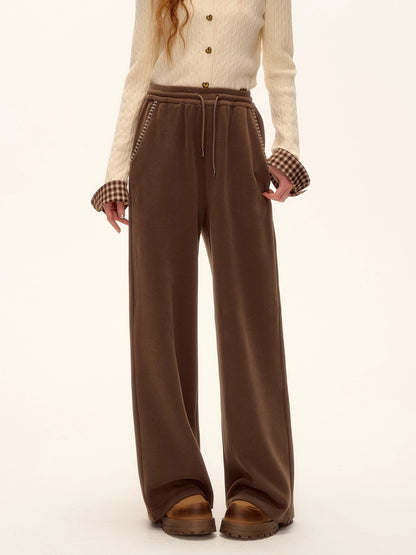 Embroidered Horse Beaded Zip-up Hoodie &amp; Pants Set