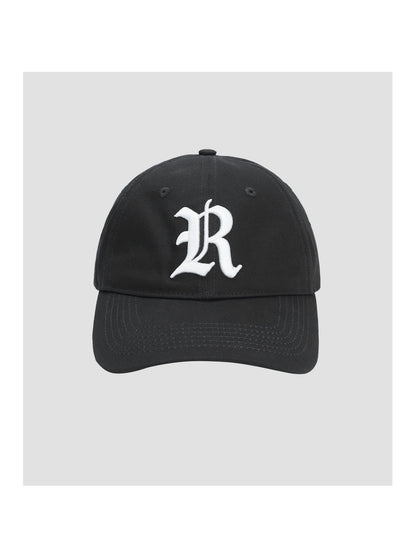 Retro R Embroidered Curved Brim Baseball Cap