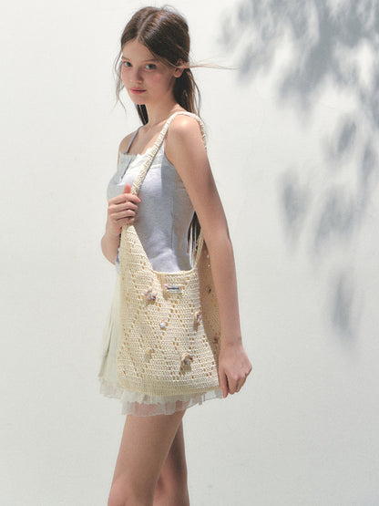 Handmade Shell Woven Bag - CHINASQUAD