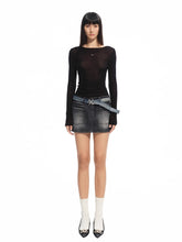 "Djembe Series" Meghan High-Neck Long-Sleeve Knit Sweater - CHINASQUAD
