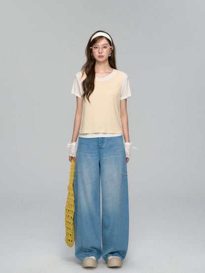 Round-neck Short-sleeve Vest - CHINASQUAD