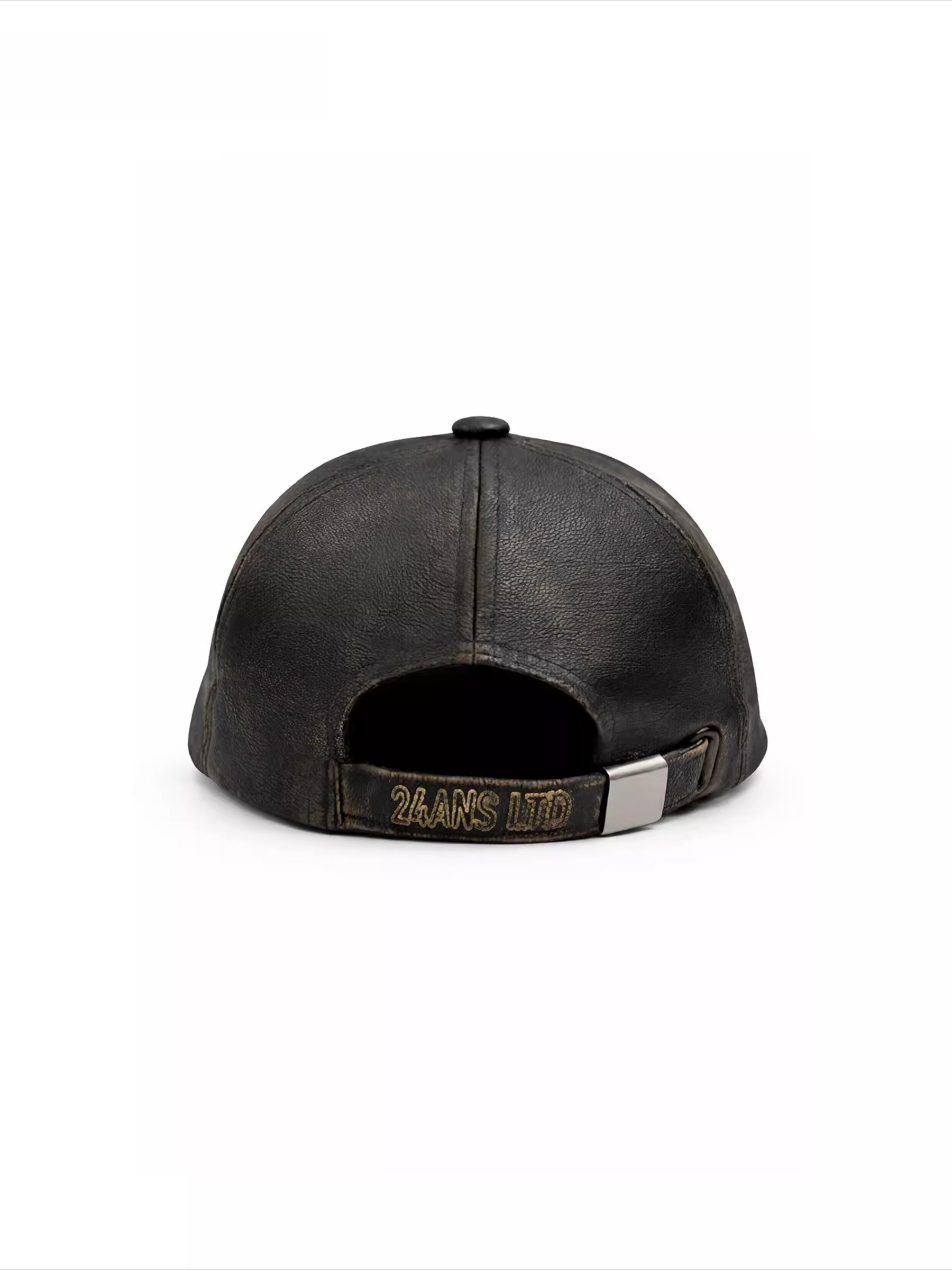 Hand-Dyed Punk Leather Cap