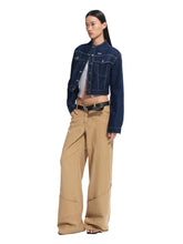Tie-dye Denim Fashion Aluminum Wire Belt - CHINASQUAD