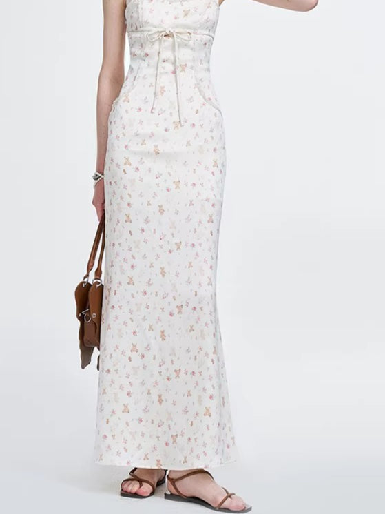 Printed Camisole Maxi Dress