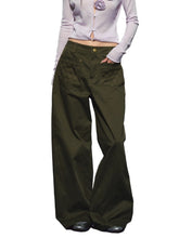 Pocket Diamond Stitching Straight-Leg Pants - CHINASQUAD