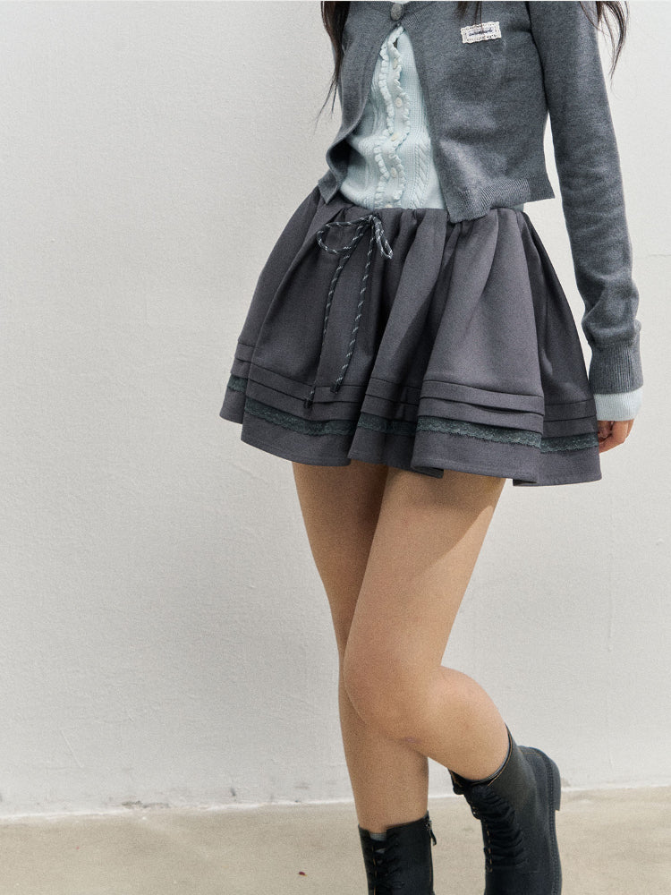 Versatile Pleated Puff Skirt - CHINASQUAD