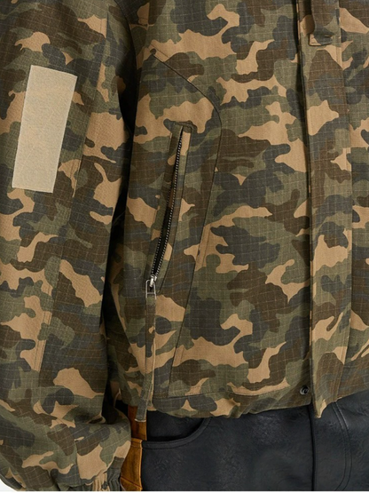 Heavyweight Oversized Camouflage Jacket