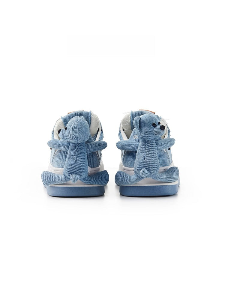 Retro Denim Patchwork Unisex Sneakers