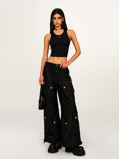 Mesh Quick Dry Waist Cinching Short Sling