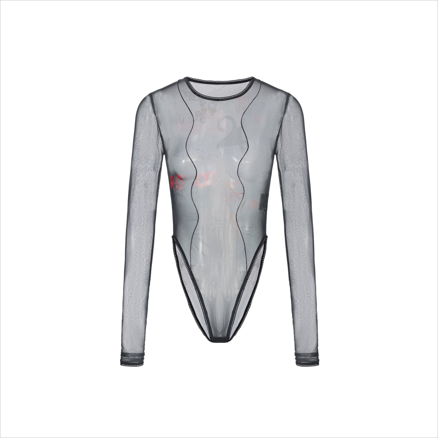 Lace-Trim Printed Base Layer