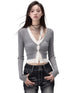 2-in-1 Long-sleeve Knitted Cardigan - CHINASQUAD