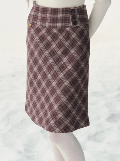 Sunset Park Retro Midi Skirt