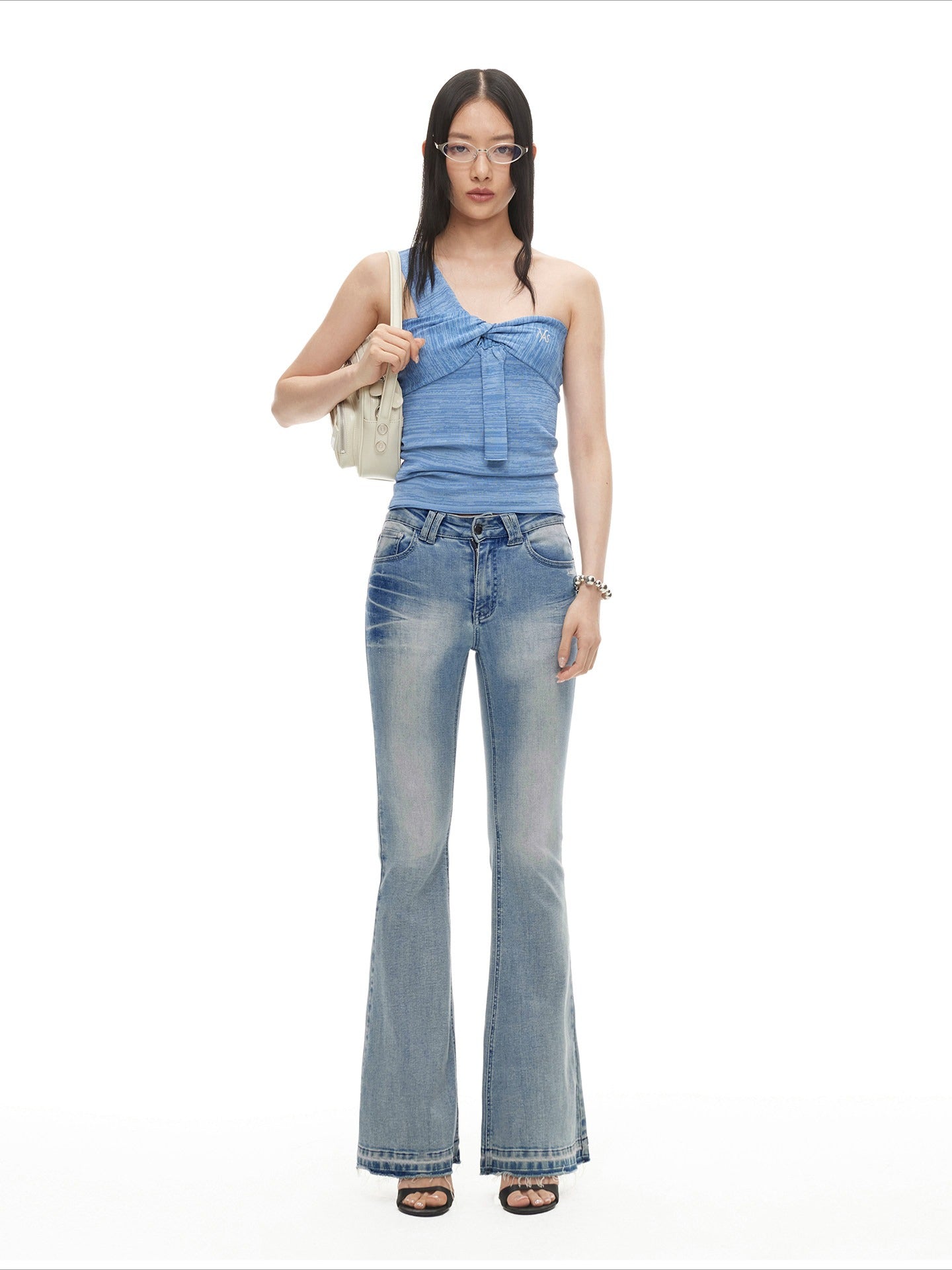 Twisted Draped Bandeau Bustier