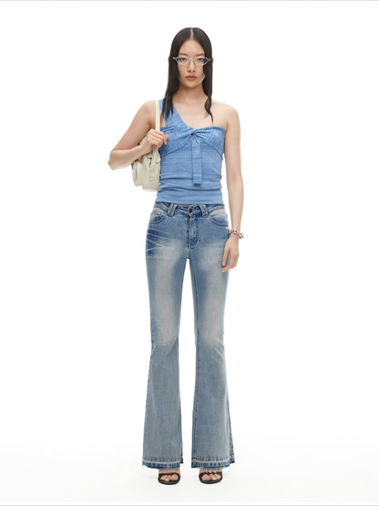 Twisted Draped Bandeau Bustier