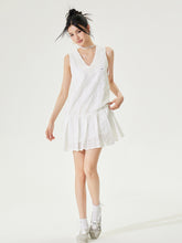 V-neck Tie-up Sleeveless Dress - CHINASQUAD