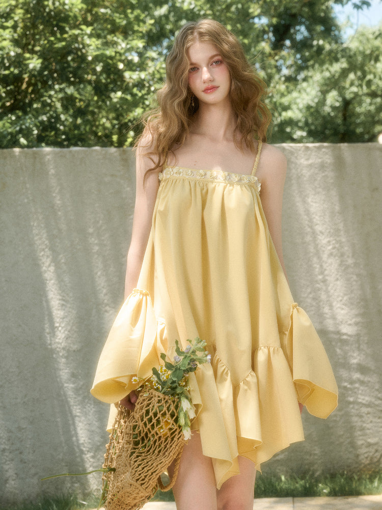 Light Yellow Vacation Sundress