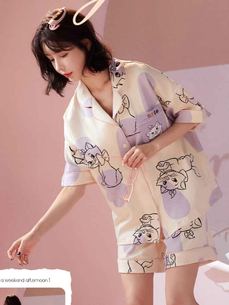 Disney Marie Cat Pure Cotton Pajama Set