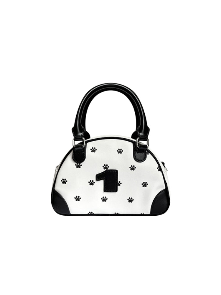 Leopard Print Bowling Bag