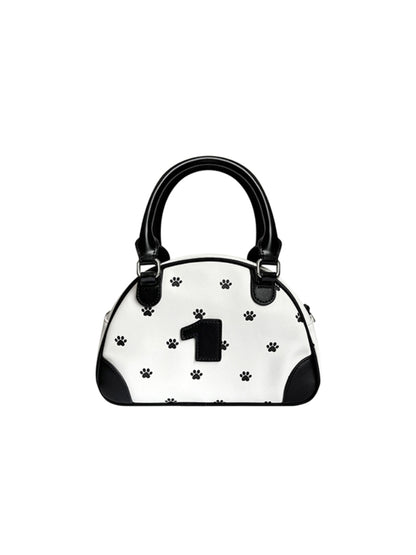 Leopard Print Bowling Bag