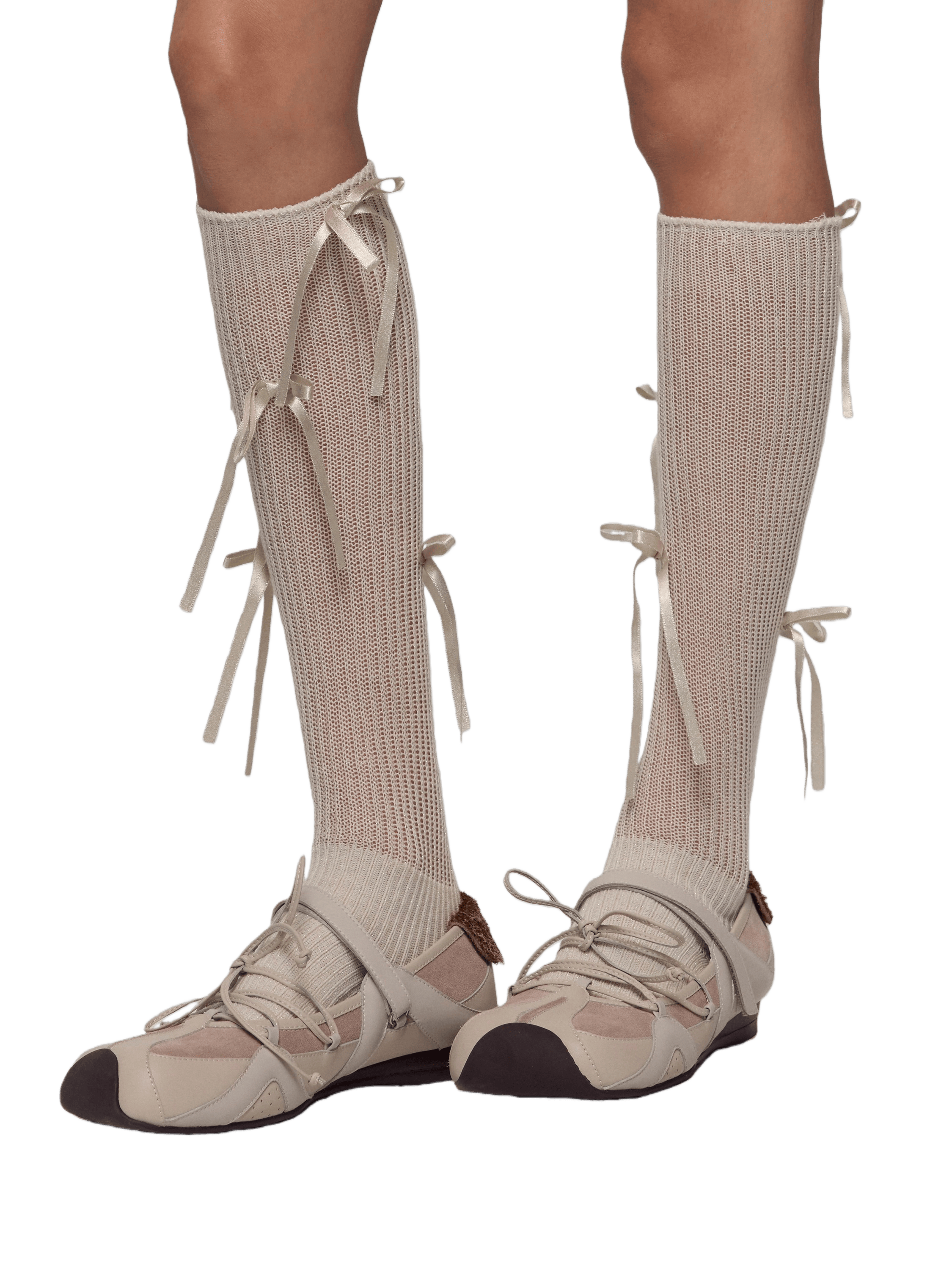 Embroidered Leather Mary Jane Ballet Flats