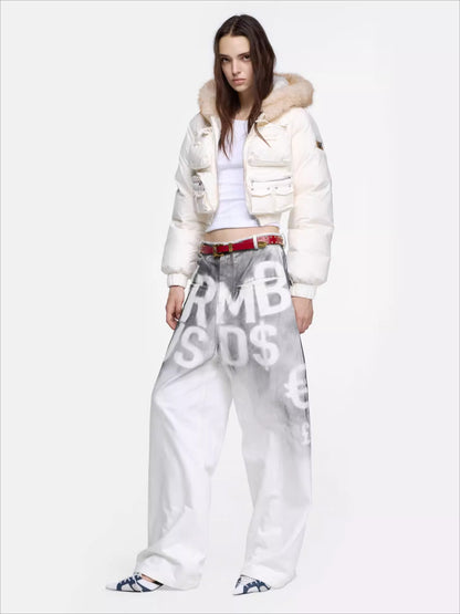 Structured Pocket Down Jacket